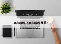 asha503（asha503开箱）