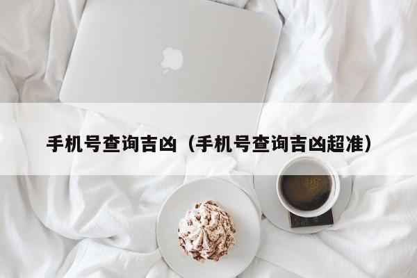 手机号查询吉凶（手机号查询吉凶超准）