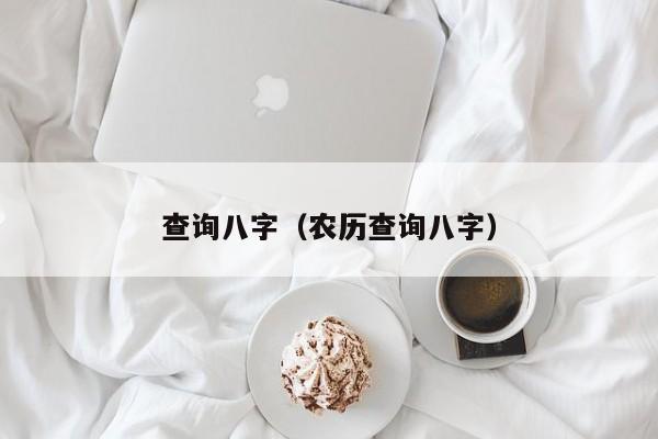 查询八字（农历查询八字）