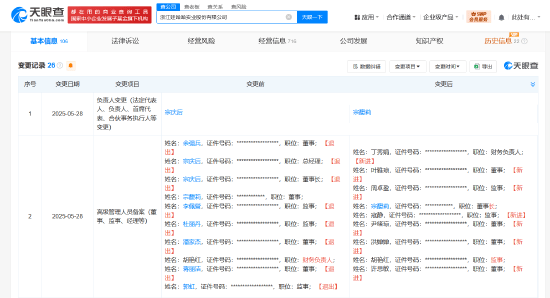 宗馥莉正式接手娃哈哈实业公司，任法定代表人、董事长！宗庆后卸任法定代表人、董事长、总经理